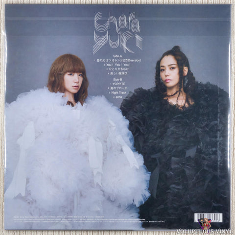 Chara + Yuki – Echo vinyl record back cover