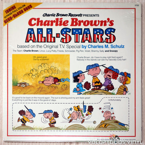 Charles M. Schulz ‎– Charlie Brown's All-Stars - Vinyl - Back Cover
