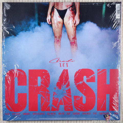 Charli XCX – Crash vinyl record back cover