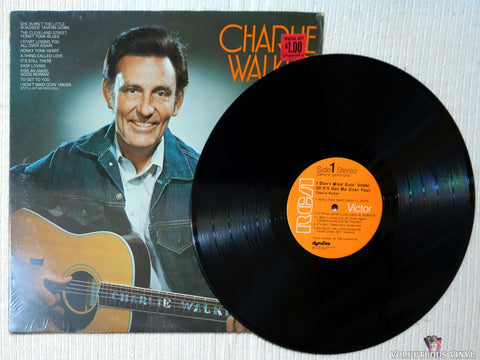 Charlie Walker ‎– I Don't Mind Goin' Under (If It'll Get Me Over You) vinyl record