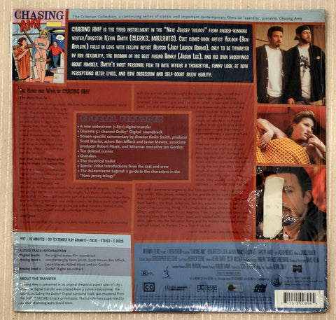Chasing Amy Criterion Collection LaserDisc back cover