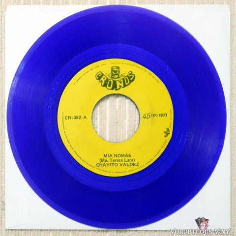 Chayito Valdez – Mia Nomas / Una Sola Caida (1977) 7" Single, Purple Vinyl, Mexican Press