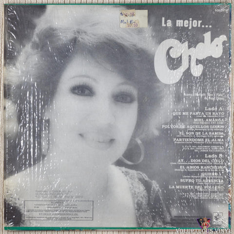 Chelo ‎– La Mejor vinyl record back cover
