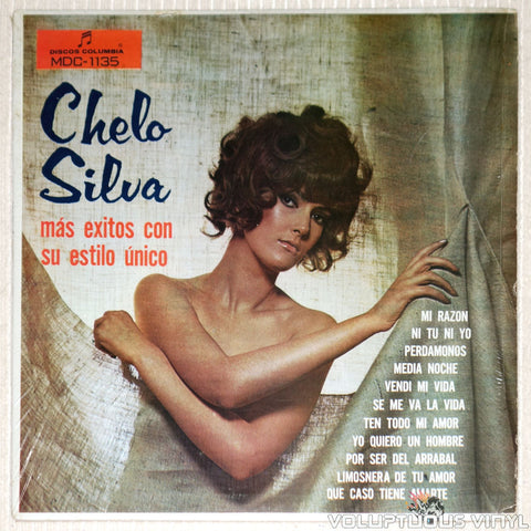 Chelo Silva ‎– Mas Exitos Con Su Estilo Unico - Vinyl Record - Sexy Front Cover
