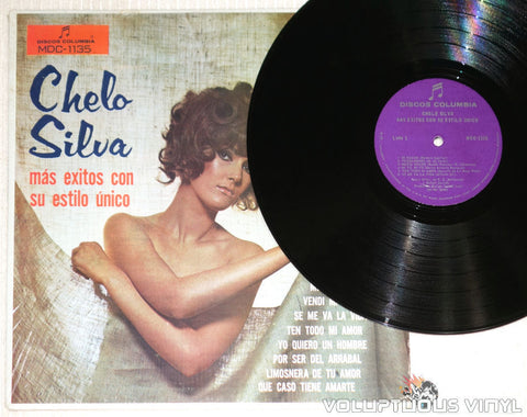 Chelo Silva ‎– Mas Exitos Con Su Estilo Unico - Vinyl Record - Sexy Cover