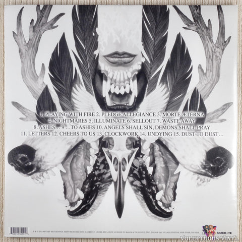 Chelsea Grin ‎– Ashes To Ashes vinyl record back cover
