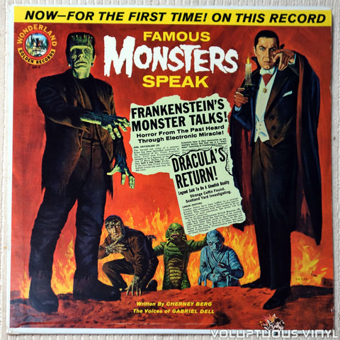 Cherney Berg ‎– Famous Monsters Speak - Vinyl Record - Front Cover