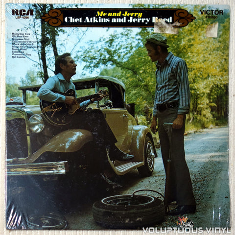 Chet Atkins And Jerry Reed ‎– Me And Jerry vinyl record front cover