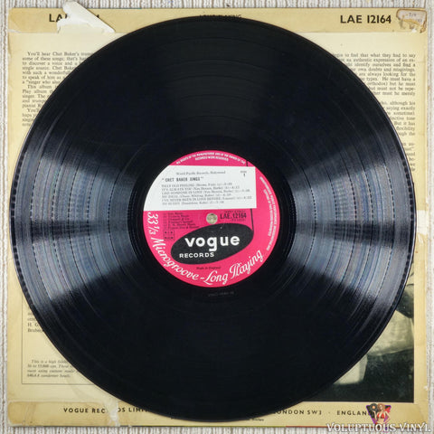 Chet Baker – Chet Baker Sings vinyl record