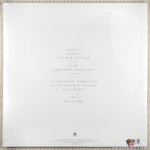 Chisu – Polaris vinyl record back cover
