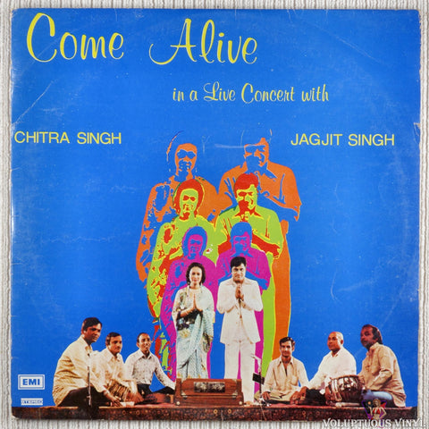 Chitra Singh & Jagjit Singh – Come Alive (In A Live Concert With Chitra Singh & Jagjit Singh) (1979) 2xLP, Stereo, Indian Press