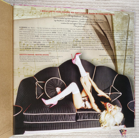 Christina Aguilera – Back To Basics vinyl record inside right