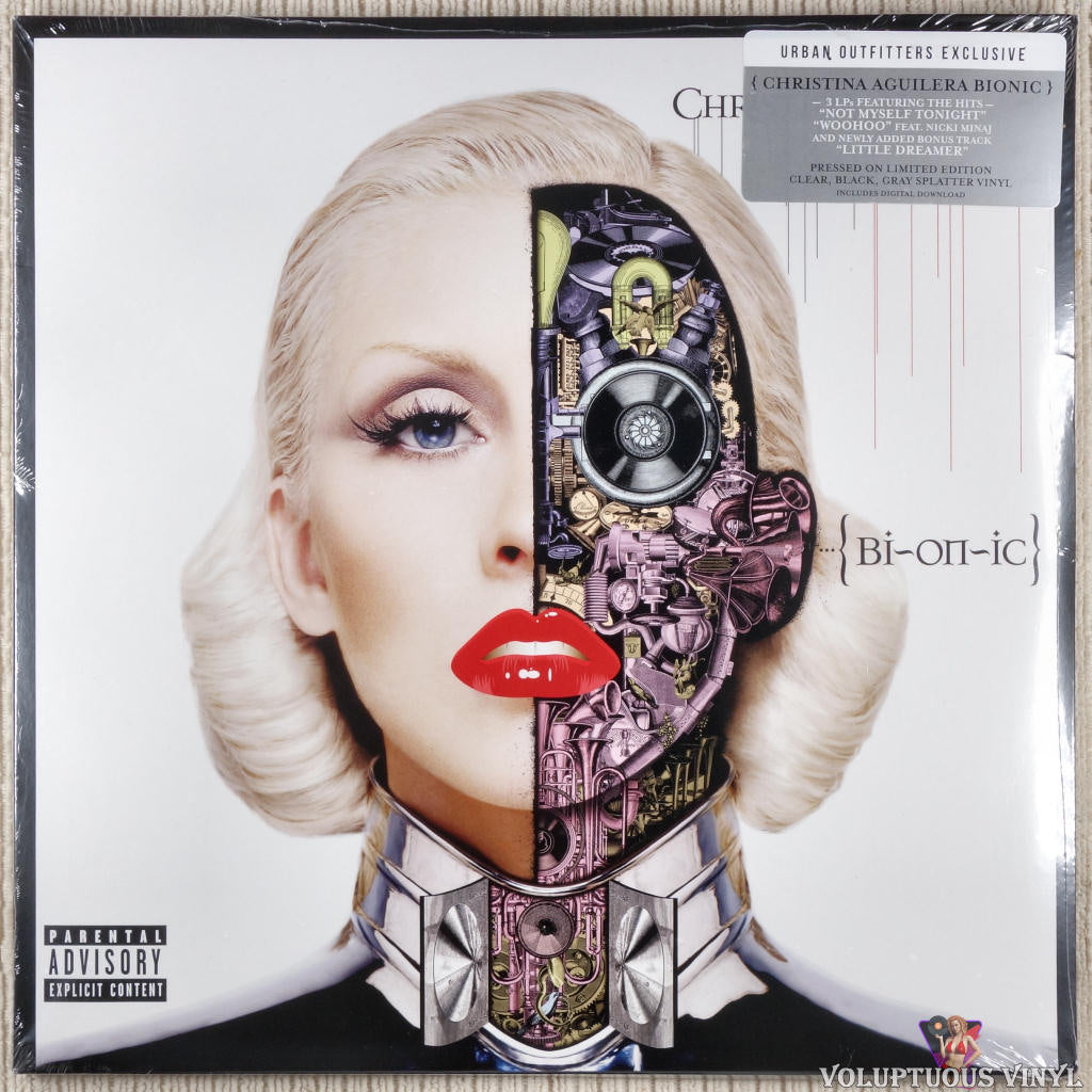 Christina Aguilera ‎– Bionic vinyl record front cover