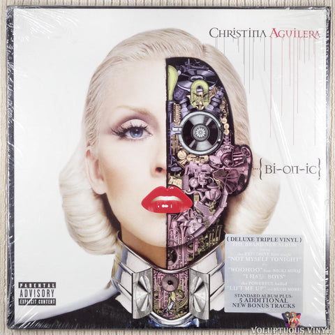 Christina Aguilera – Bionic vinyl record front cover