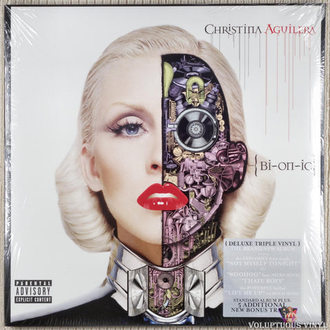 Christina Aguilera ‎– Bionic vinyl record front cover