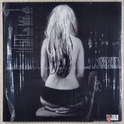 Christina Aguilera ‎– Stripped vinyl record back cover