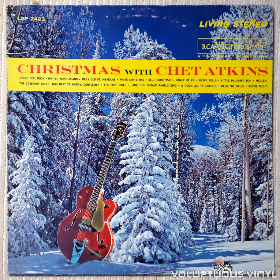 Chet Atkins ‎– Christmas With Chet Atkins vinyl record front cover