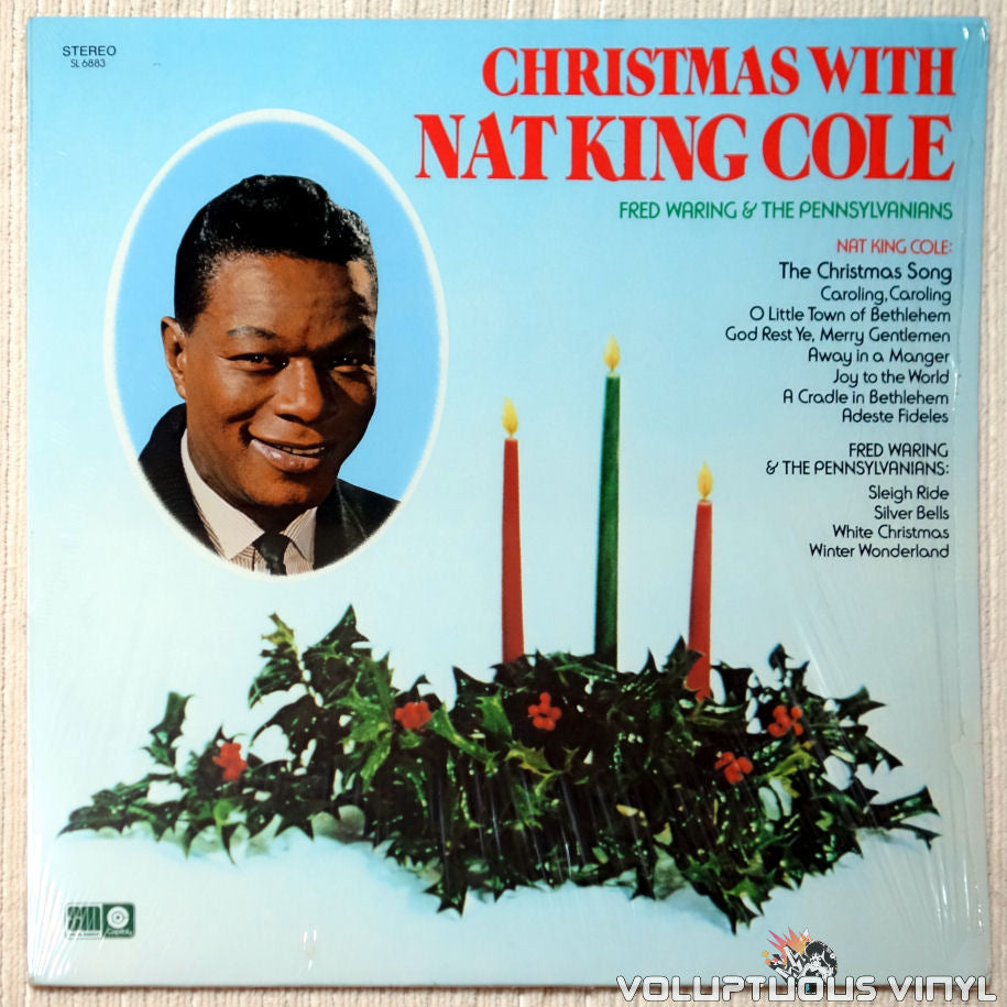 Christmas With Nat King Cole And Fred Waring & The Pennsylvanians vinyl record front cover