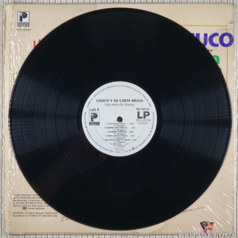 Chuco Y Su Carta Brava ‎– Un Mar De Penas vinyl record
