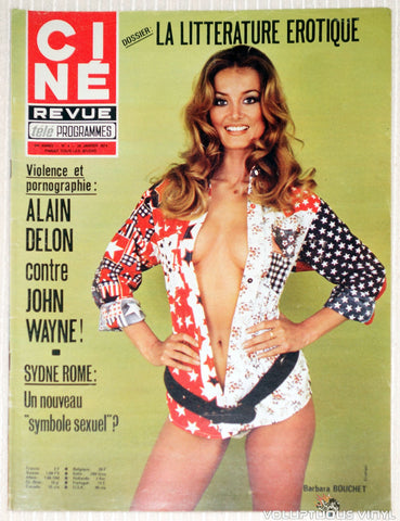 Cine Revue Tele Programmes - Issue 4 January 24, 1974 - Barbara Bouchet Cover