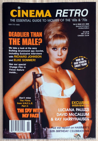 Cinema Retro Issue #10 - January 2008 - Elke Sommer - Front Cover
