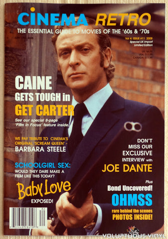 Cinema Retro Issue #11 - May 2008 - Michael Caine - Front Cover