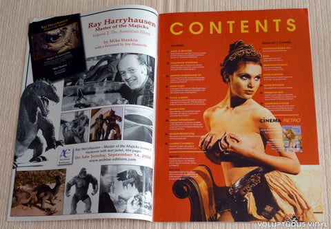 Cinema Retro Issue #12 - September 2008 - Madeline Smith - Table of Contents