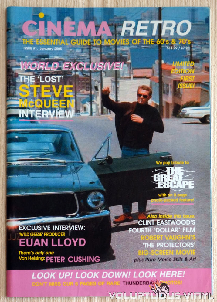 Cinema Retro Issue #1 - January 2005 - Steve McQueen - Front Cover