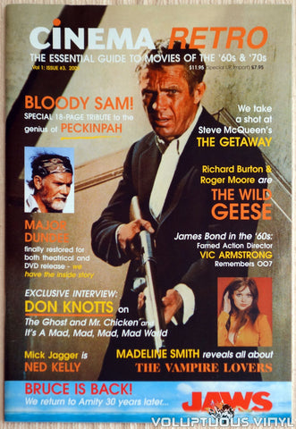 Cinema Retro Issue #3 - September 2005 - Steve McQueen - Front Cover