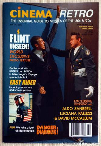 Cinema Retro Issue #8 - May 2007 - Flint Spy Series - Front Cover