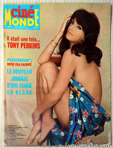 Cinémonde - February 22, 1966 - Marisa Mell Cover