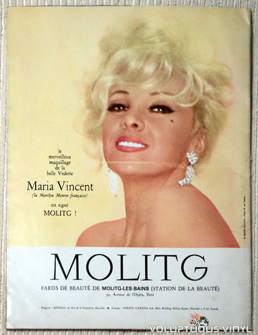 Cinémonde Magazine - May 27, 1966 - Back Cover
