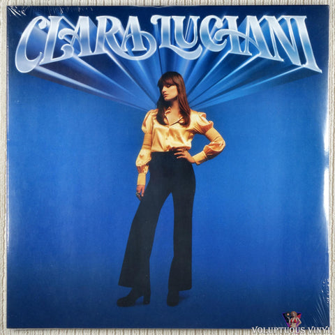 Clara Luciani – Cœur (2021) Blue & Silver Marble Vinyl, Autographed 7" Single, French Press, SEALED