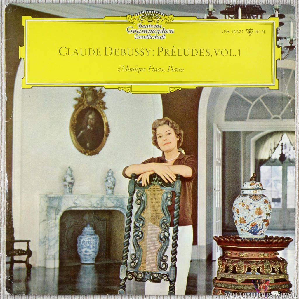 Claude Debussy, Monique Haas – Préludes, Vol. 1 vinyl record front cover