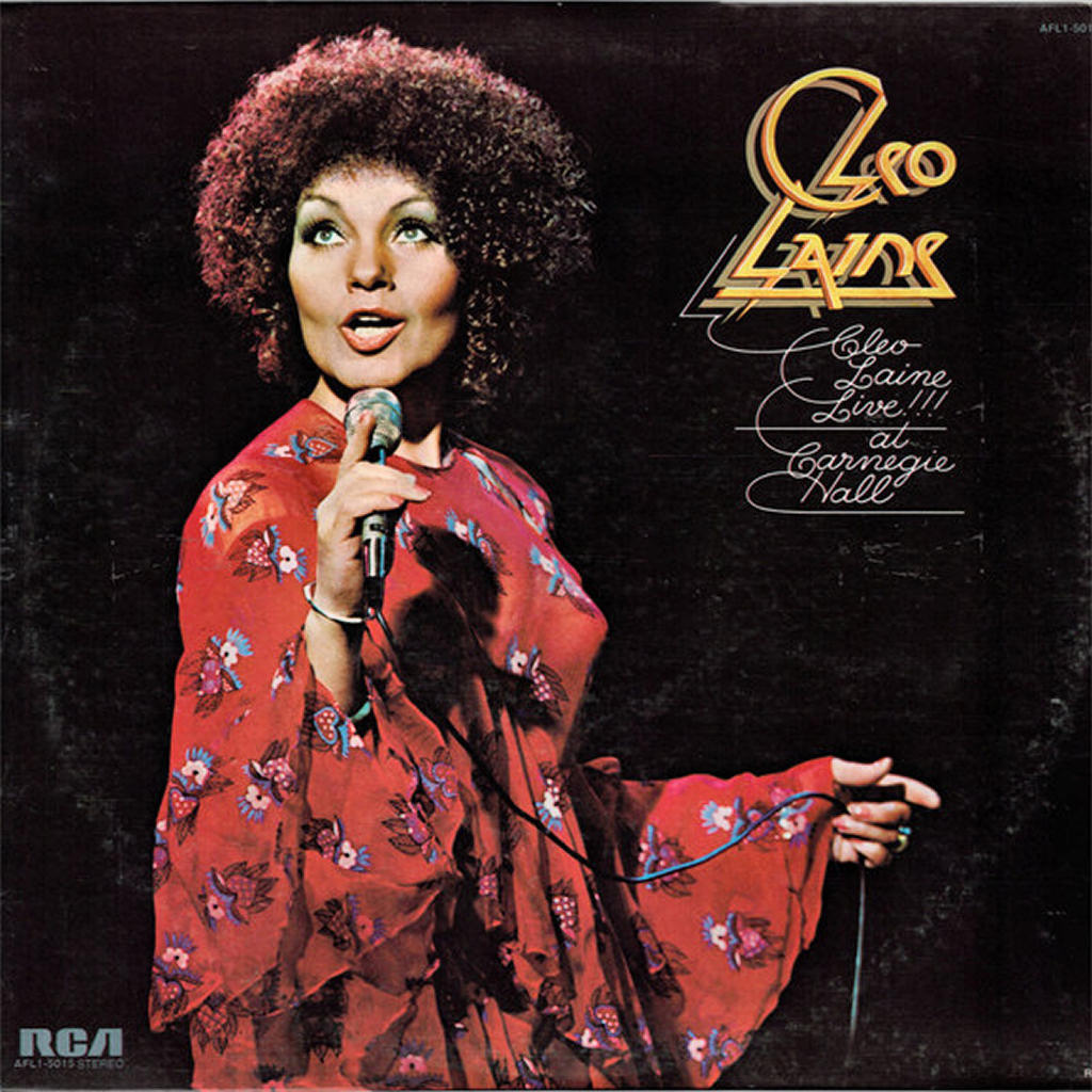 Cleo Laine – Cleo Laine Live!!! At Carnegie Hall vinyl record front cover