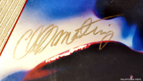 Cliff Martinez ‎– The Neon Demon vinyl record front cover autograph