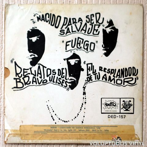 Climax ‎– Nacido Para Ser Salvaje - Vinyl Record - Back Cover 