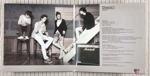 CNBLUE – ThankU CD inside cover