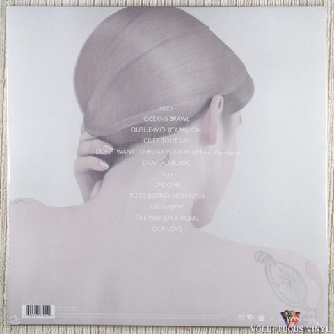 Cœur De Pirate – Roses vinyl record back cover