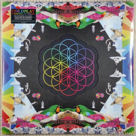 Coldplay ‎– A Head Full Of Dreams vinyl record front cover