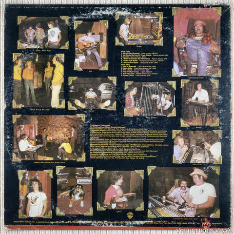 Commander Cody And His Lost Planet Airmen – Tales From The Ozone vinyl record back cover
