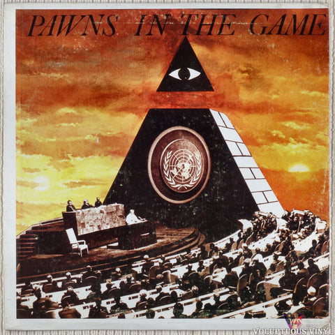 Commander William Guy Carr ‎– Pawns In The Game vinyl record front cover