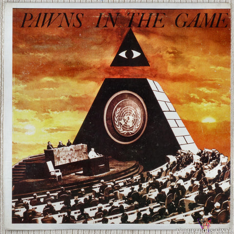 Commander William Guy Carr ‎– Pawns In The Game vinyl record front cover