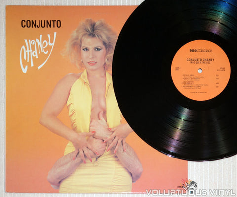 Conjunto Chaney ‎– Mas Que Atrevido - Vinyl Record - Sexy Cover