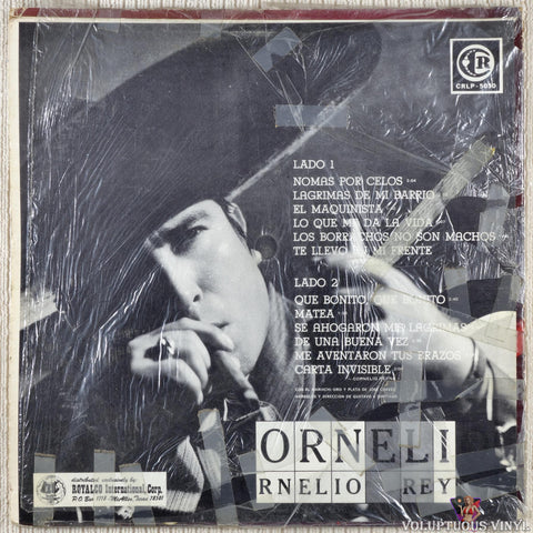 Cornelio Reyna – Cornelio vinyl record back cover