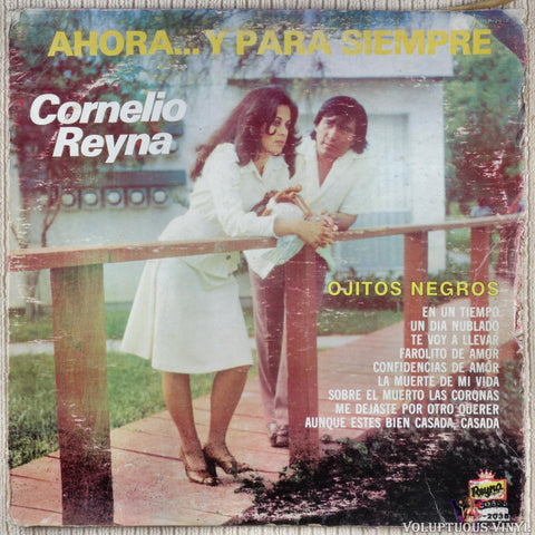 Cornelio Reyna Y Juan Torres ‎– Ahora... Y Para Siempre Ojitos Negros vinyl record front cover