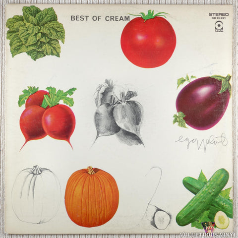 Cream – Best Of Cream vinyl record front cover