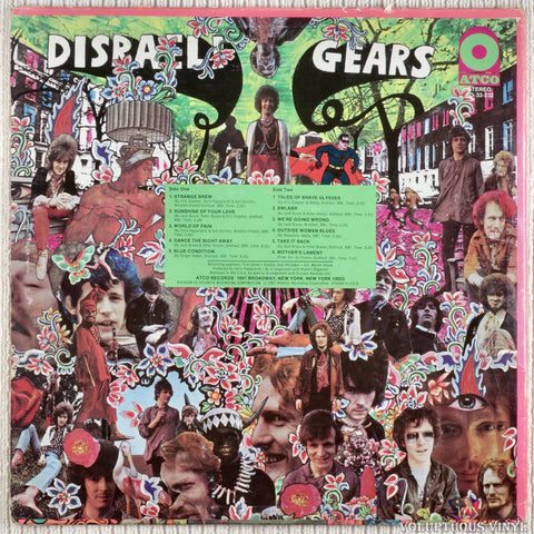 Cream – Disraeli Gears vinyl record back cover