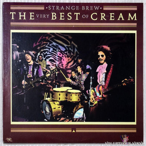 Cream ‎– Strange Brew - The Very Best Of Cream vinyl record front cover