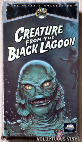 Creature From The Black Lagoon VHS tape front cover